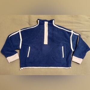 FP Movement Mountain Half Zip Fleece in Navy Combo Size Small NWOT